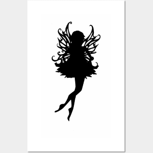 Fairy Silhouette Posters and Art